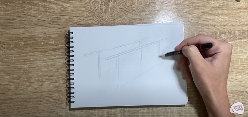 Рисуем Брусья гимнастические
