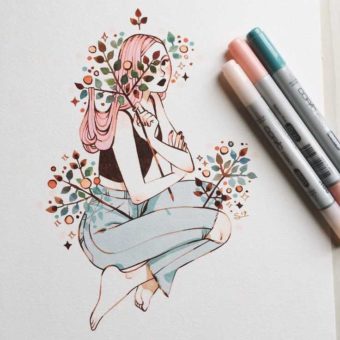 Рисуем Эстетические скетчбуки Рисуем Эстетические скетчбуки