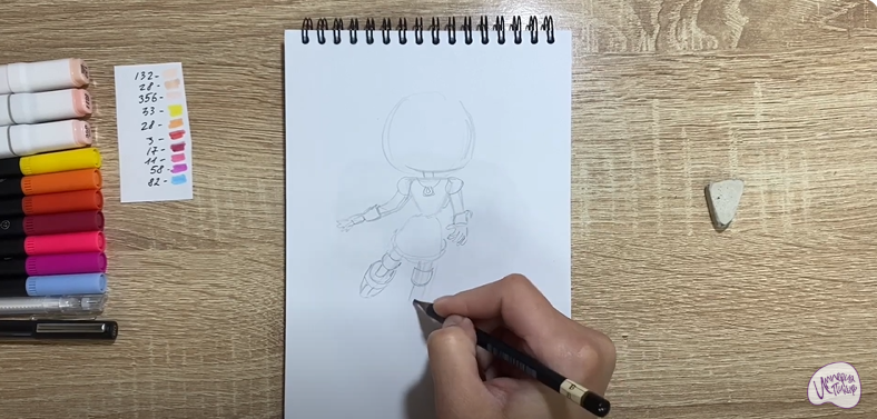 Рисуем Глория из "Геройчики"