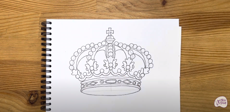 Рисуем Корона царя