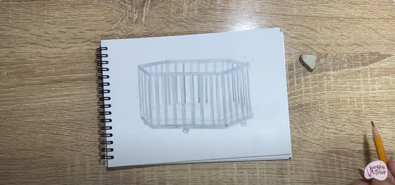 Рисуем Детский манеж
