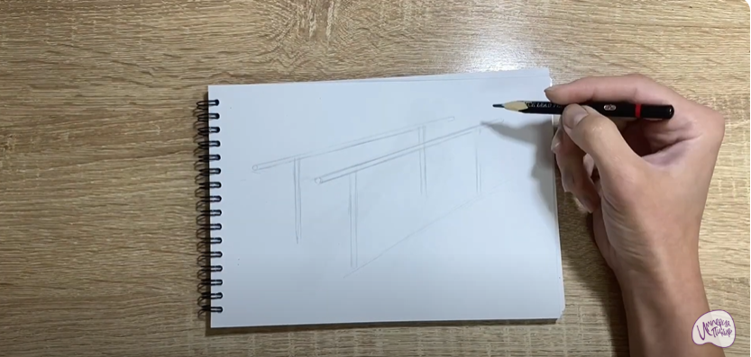 Рисуем Брусья гимнастические