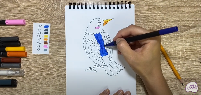 Рисуем Ворона