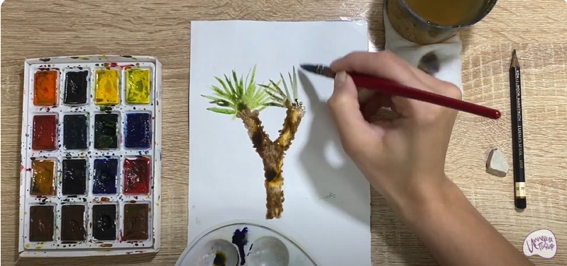 Рисуем Юкка