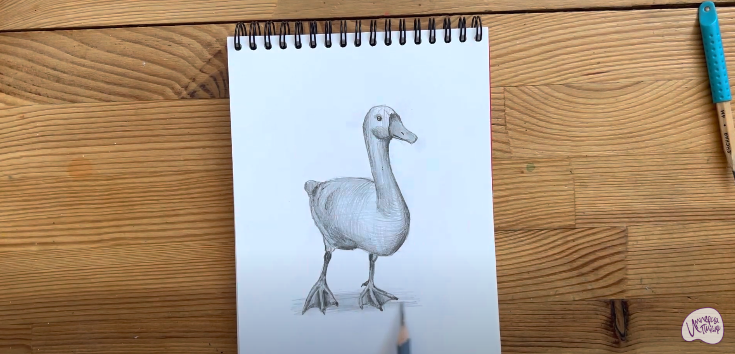 Рисуем Гусь