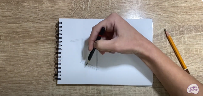 Рисуем Брусья гимнастические
