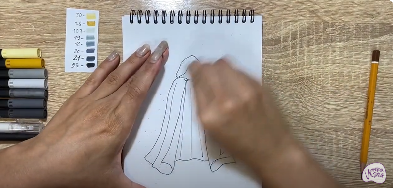 Рисуем Плащ