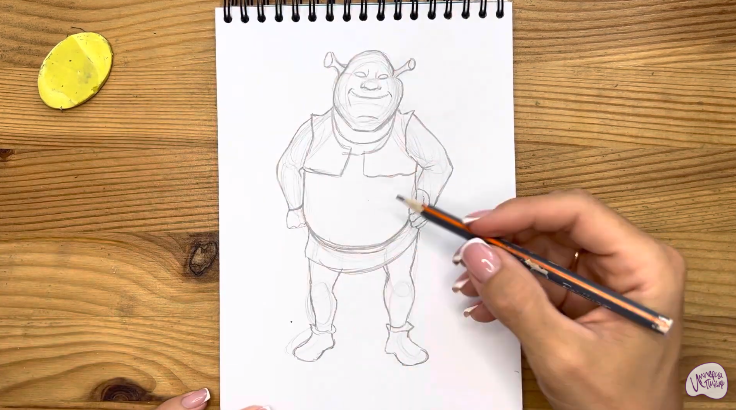 Рисунки карандашом для срисовки из мультфильмов (38 фото)
