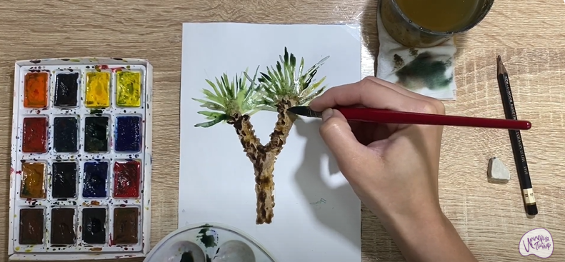 Рисуем Юкка
