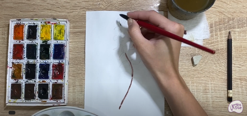 Рисуем Эвкалипт