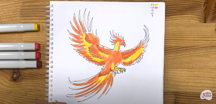 Рисуем Феникс