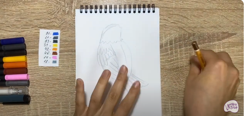 Рисуем Ворона