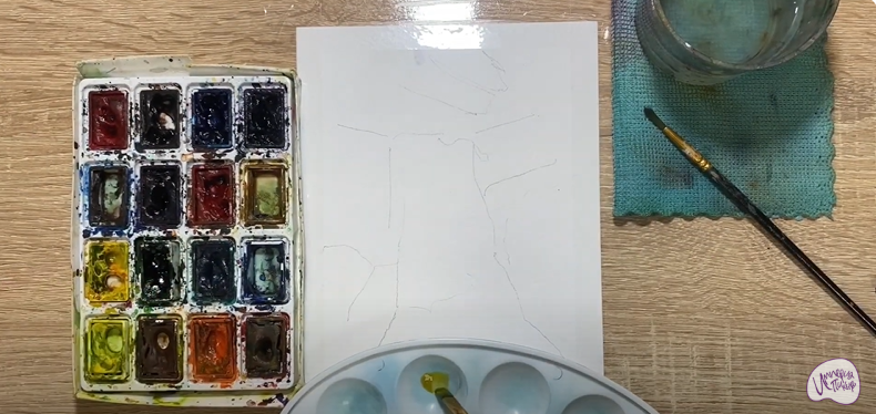 Рисуем Водопад
