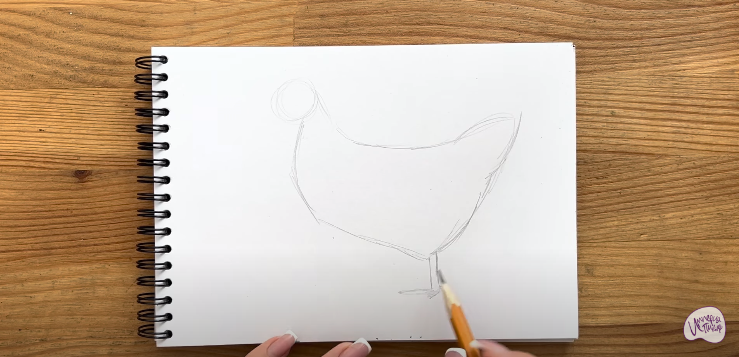 Рисуем Курица