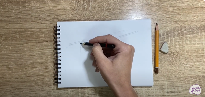 Рисуем Брусья гимнастические