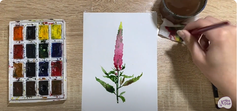 Рисуем Цветок "Вероника"