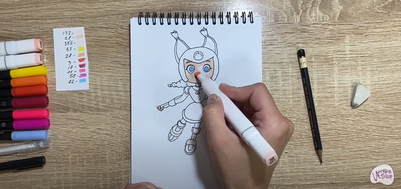 Рисуем Глория из "Геройчики"