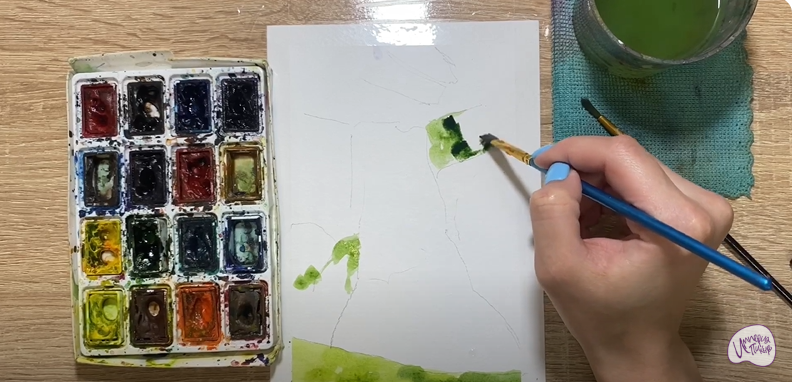 Рисуем Водопад