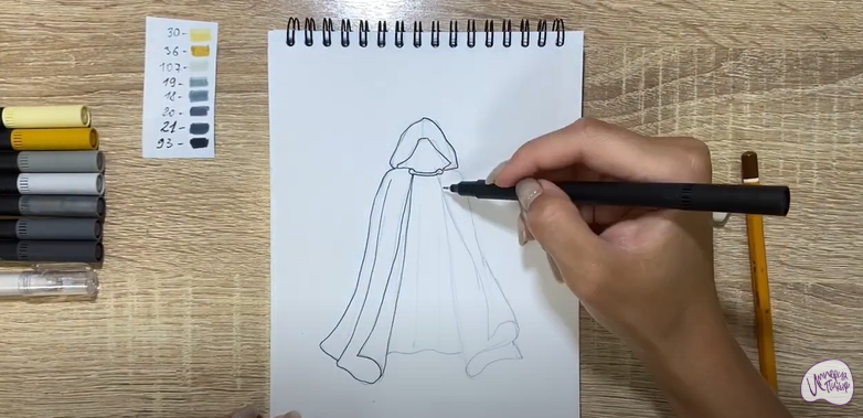 Рисуем Плащ