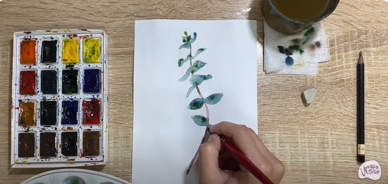 Рисуем Эвкалипт