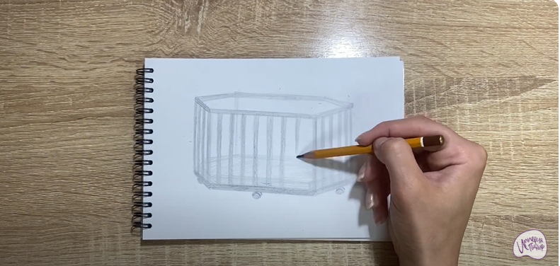 Рисуем Детский манеж