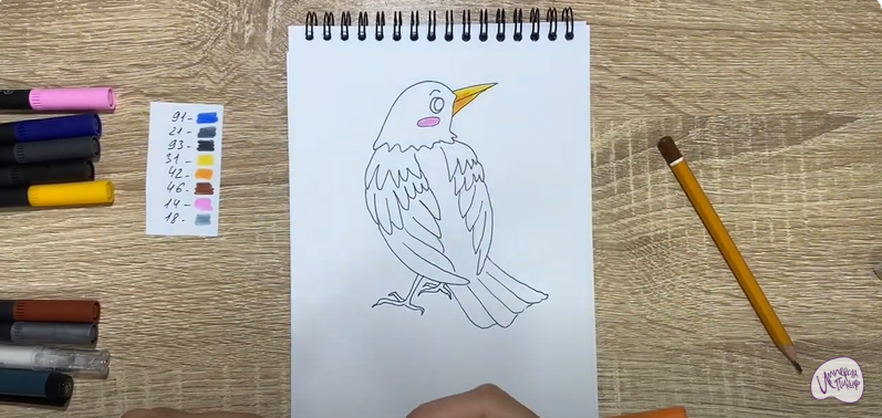 Рисуем Ворона