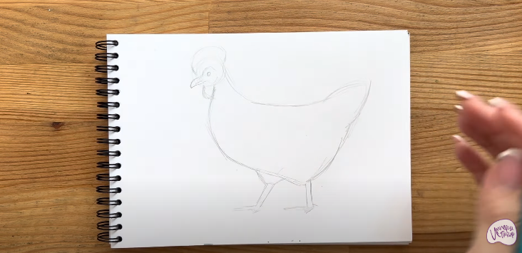 Рисуем Курица