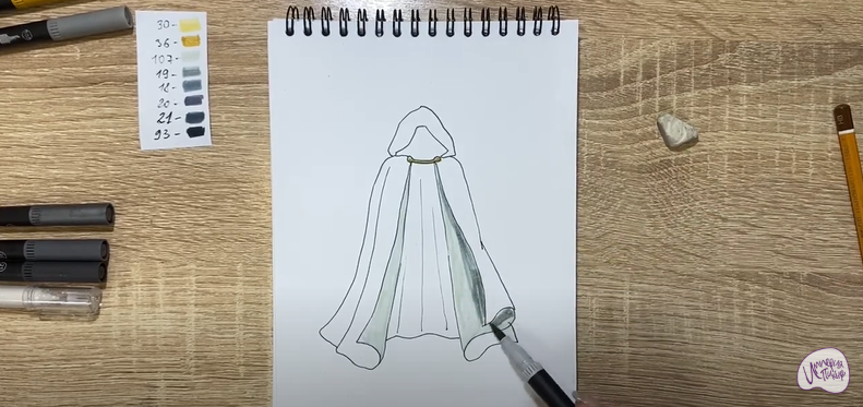 Рисуем Плащ