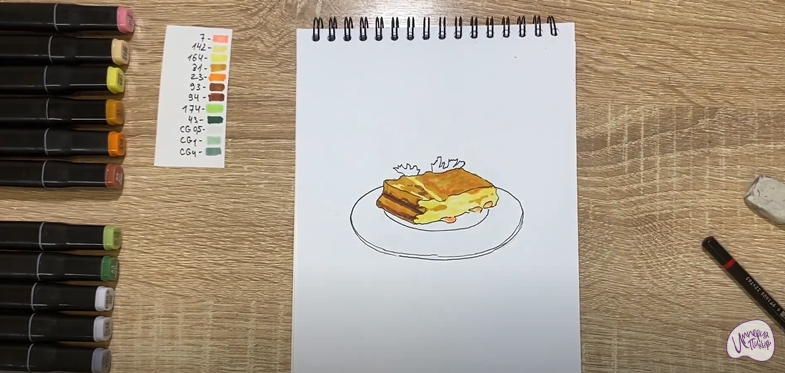 Рисуем Омлет