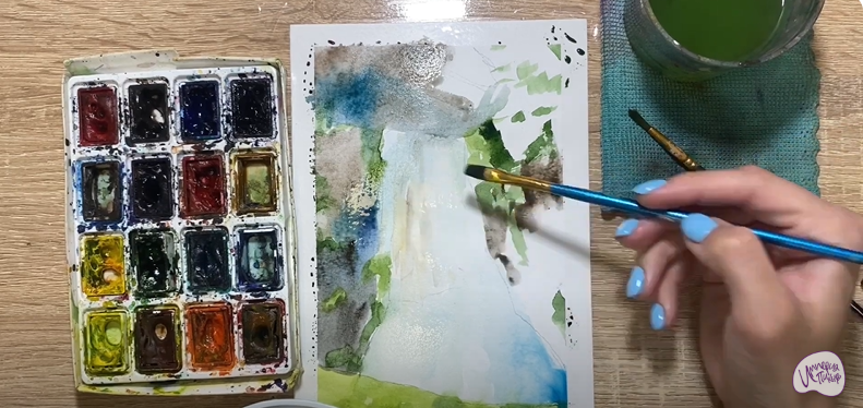 Рисуем Водопад