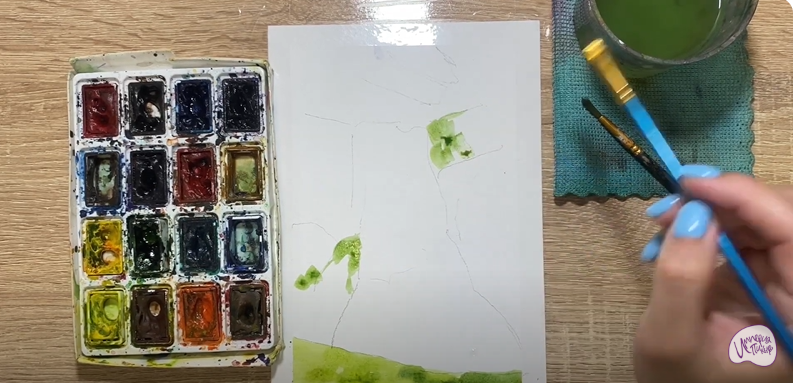 Рисуем Водопад