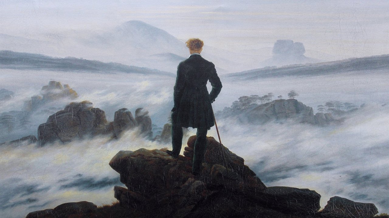 Каспар Давид Фридрих «Странник над морем тумана», 1817-1818