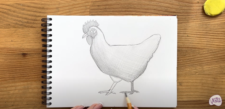 Рисуем Курица