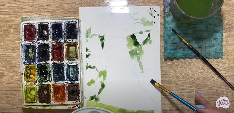Рисуем Водопад