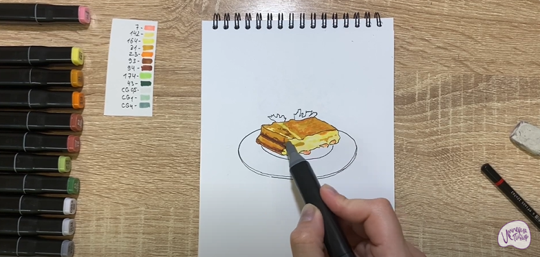 Рисуем Омлет