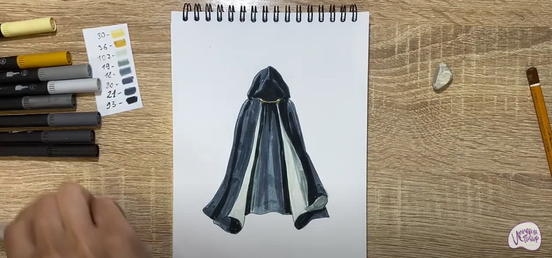 Рисуем Плащ