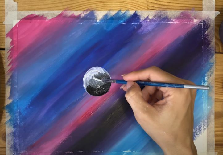 Рисунки планеты Меркурий для детей: красками, карандашами и фломастерами