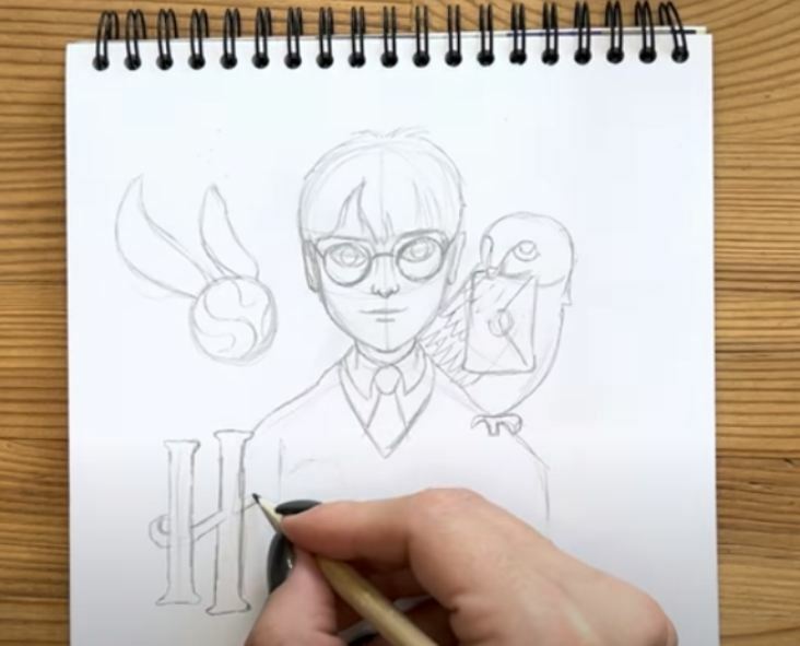 Рисуем Гарри Поттер