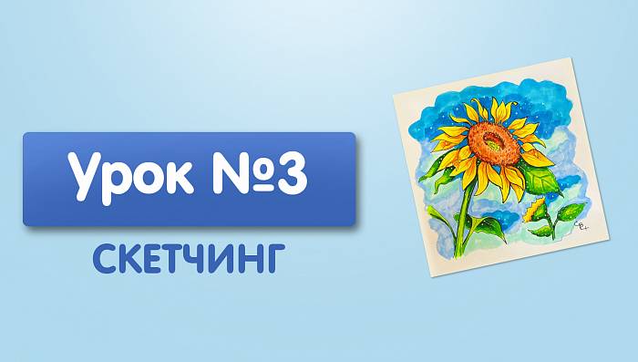 Урок №3. Подсолнух